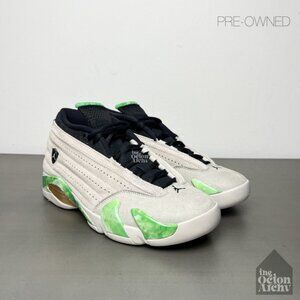 Women Size 9.5 Aleali May x Air Jordan 14 Retro Low SP Fortune DJ1034-200 Used